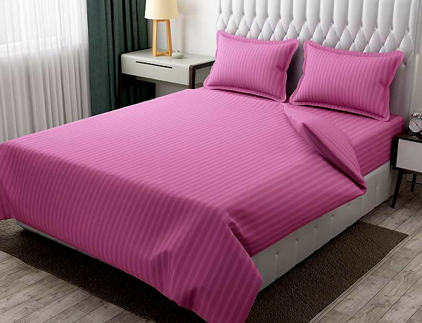 Egyptian striped Bed sheets